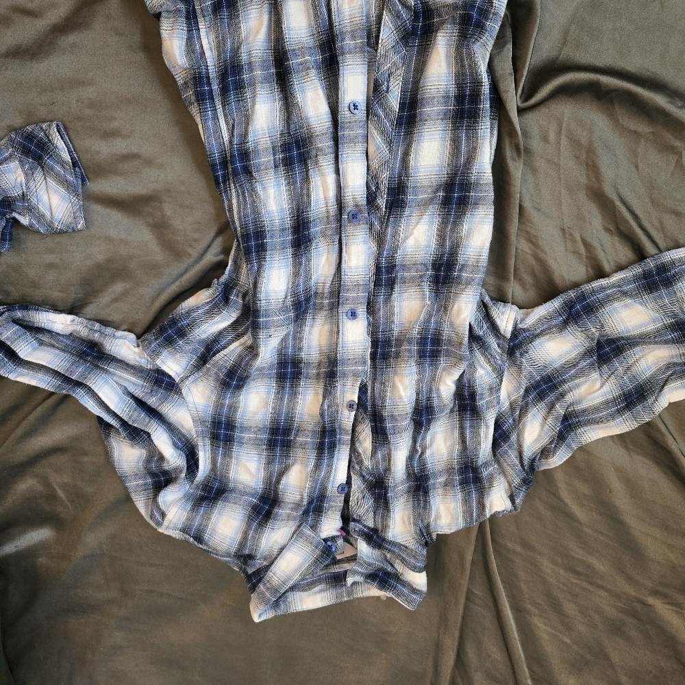 blue flannel